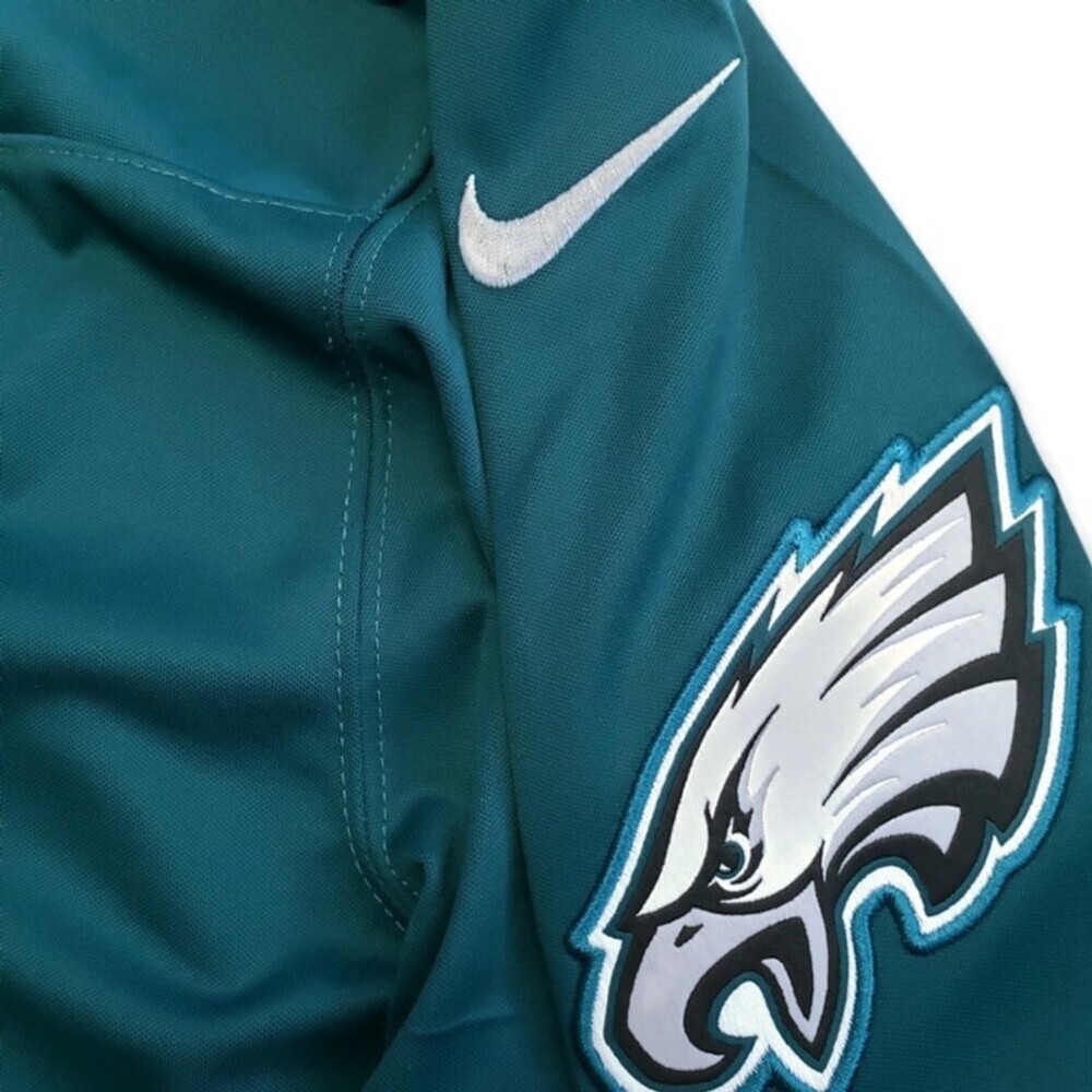 Nike Vapor Limited Philadelphia Eagles Carson Wentz Jersey Stitched Green Sz XL - Picture 4 of 8